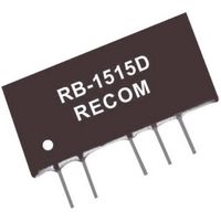 RECOM RB-1515D DC/DC-converter, print 15 V/DC 15 V/DC, -15 V/DC 33 mA 1 W Aantal uitgangen: 2 x Inhoud 1 stuk(s) - thumbnail