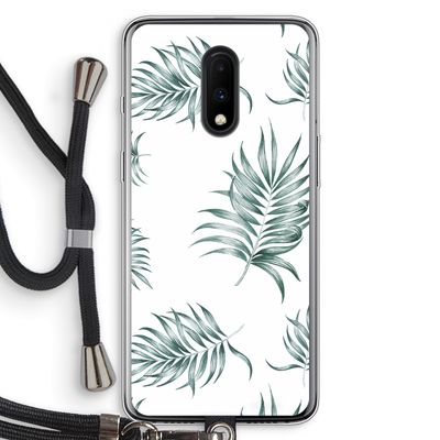 Simple leaves: OnePlus 7 Transparant Hoesje met koord