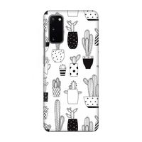 Cactusmotief: Volledig geprint Samsung Galaxy S20 Hoesje