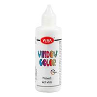 Creativ Company Window Color Sticker en Glasverf Wit, 90ml - thumbnail