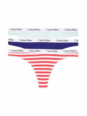 Calvin Klein - 3p Thong - Carousel - W5N, Maat:M