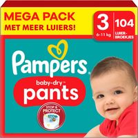 Pampers - Baby Dry Pants - Maat 3 - Mega Pack - 104 stuks - 6/11 KG - thumbnail