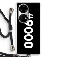 #9000: Huawei P50 Pro Transparant Hoesje met koord