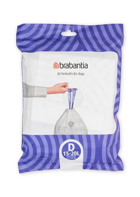 Brabantia afvalzak D 15-20 liter 40 stuks
