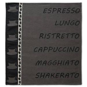 DDDDD theedoek Ristretto- 60x65cm - Antraciet - 6 stuks