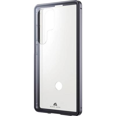 Black Rock Cover 360° Glass für Samsung Galaxy S25 Ultra, Schwarz Cover Samsung Galaxy S25 Ultra Zwart, Transparant