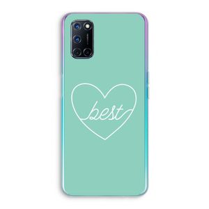 Best heart pastel: Oppo A92 Transparant Hoesje