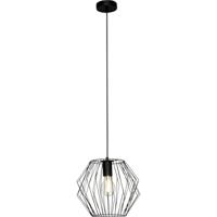 Brilliant Zwarte hanglampNoris Ø 28cm - 54170/06