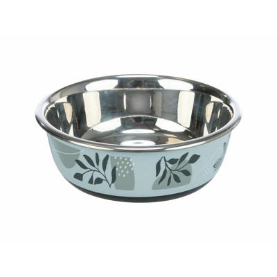 Voerbak voor honden Trixie Blauw Grijs Ø 21 cm 1,6 L