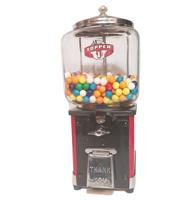 Victor Topper Kauwgomballen/Snoep Automaat - $0,01
