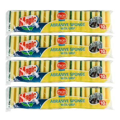 Benson Schuursponsjes - 40x stuks - met nagelbescherming - sterke reiniging