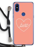 Best heart: Xiaomi Mi Mix 3 Transparant Hoesje met koord
