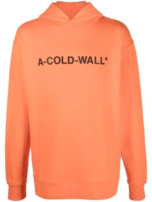 A-COLD-WALL* hoodie à logo Essential imprimé - Orange