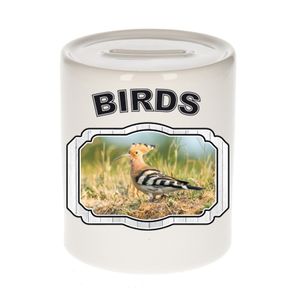 Dieren hop vogel spaarpot - birds/ vogels spaarpotten kinderen 9 cm