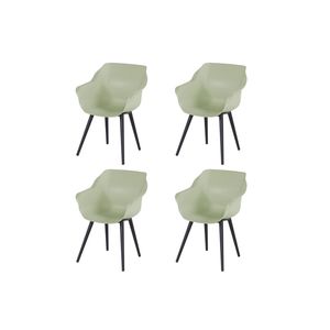 Hartman Sophie Studio dining armstoel - French green - Set van 4