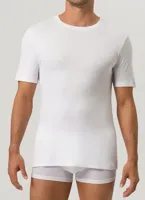 2-Pack heren ondershirt - 32300 - 100% Biologisch katoenen basic ondershirts voor mannen - Wit