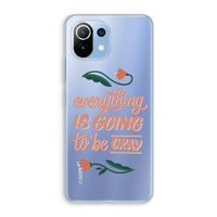 Optimistic flower girl: Xiaomi Mi 11 Lite Transparant Hoesje