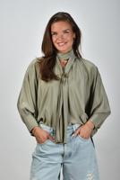 Max Mara blouse Leonida 027 sage green