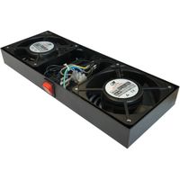 DSI Fan-pakket met 2 ventilatoren wandkasten - DS-FT-Wall koeling 346 x 130 x 42 mm - thumbnail