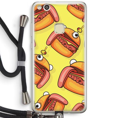 Hamburger: Huawei Ascend P10 Lite Transparant Hoesje met koord