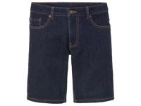 LIVERGY Heren jeansshort (52, Donkerblauw)