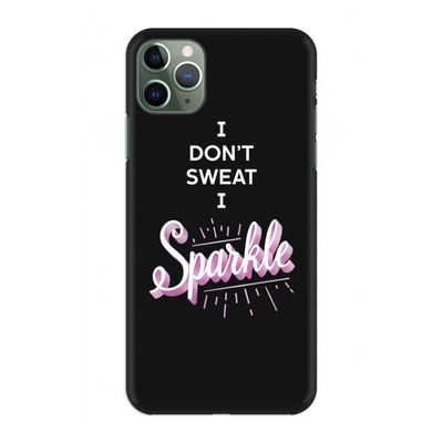 Sparkle quote: Volledig geprint iPhone 11 Pro Max Hoesje
