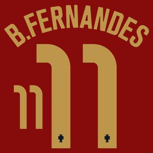 B.Fernandes 11 (Officiële Portugal Bedrukking 2020-2021)