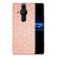 Sony Xperia Pro-I | TPU bumper | Pattern Orange