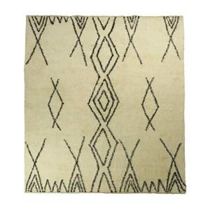 HSM - Vloerkleed Dubbel Ruit - 200x300 - Zwart|wit - Katoen