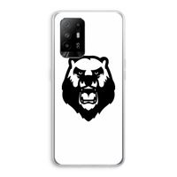Angry Bear (white): Oppo A95 5G Transparant Hoesje