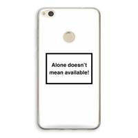 Alone: Huawei Ascend P8 Lite (2017) Transparant Hoesje