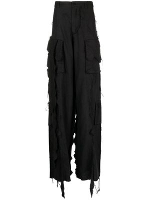 Natasha Zinko pantalon ample à poches cargo - Noir