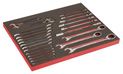 Bahco Foaminlay Fit&Go 3/3 met ringsteekratelsleutels - met lasermarkering - 23-delig - FF1A199LM