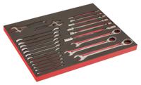 Bahco Foaminlay Fit&Go 3/3 met ringsteekratelsleutels - met lasermarkering - 23-delig - FF1A199LM