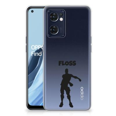 OPPO Reno 7 5G | Find X5 Lite Telefoonhoesje met Naam Floss OPPO Reno 7 5G | Find X5 Lite Telefoonhoesje met Naam Floss