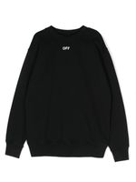 Off-White Kids sweat à imprimé Arrows - Noir