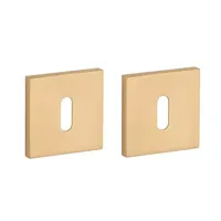 STILE | Sleutelrozetten | 53x53x7mm | Mat Goud