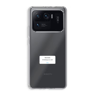 Reminder: Xiaomi Mi 11 Ultra Transparant Hoesje