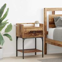 Nachtkastje 2 pcs Oud hout 40 x 29 x 60 cm Bewerkt hout Nachtkastje 2 pcs Oud hout 40 x 29 x 60 cm Bewerkt hout