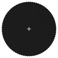Springmat voor 14 feet/4,27 m ronde trampoline stof zwart