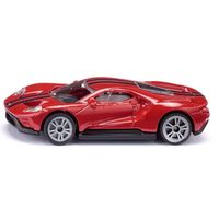 Siku Ford GT 7,7 x 3,3 cm staal rood/zwart (1526) - thumbnail