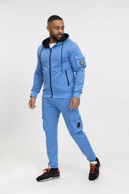 Zayne Milano - Heren Joggingpak - Sky Bari - Blauw - Italianstyle