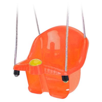 Schommel voor peuters - oranje - met touw - Kinderschommels - baby - kunststof Schommel voor peuters - oranje - met touw - Kinderschommels - baby - kunststof
