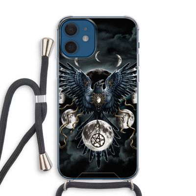Sinister Wings: iPhone 12 mini Transparant Hoesje met koord