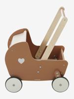 Loopwagen-kinderwagen van FSC®-hout karamel