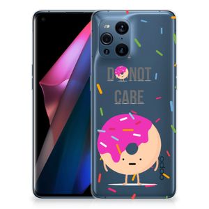 OPPO Find X3 | X3 Pro Siliconen Case Donut Roze