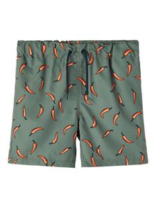 Name It Name It Jongens Zwemshort NKMZADDI Chilies Print Groen