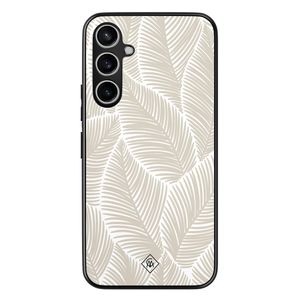 Samsung Galaxy S23 FE hoesje - Palmy leaves beige