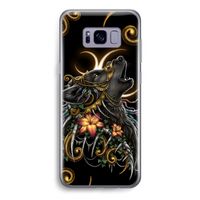 Huilende Wolf: Samsung Galaxy S8 Transparant Hoesje