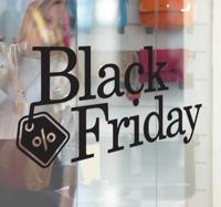 Black Friday sticker etalage promo Black Friday sticker etalage promo